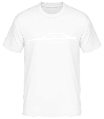 'BMW M5 E39' Silhouette - T-shirt standard Homme - Blanc - Devant