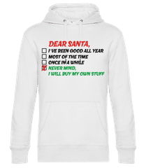 Dear Santa · Männer Standard Hoodie