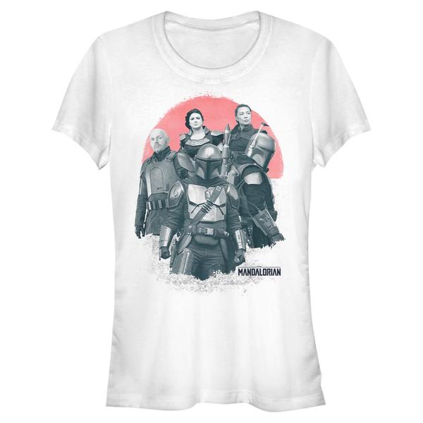 Aperçu: Star Wars - The Mandalorian - Skupina MandoMon Epi6 Needed - Femme T-shirt - Blanc - Devant