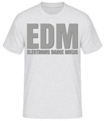EDM Electronic Dance Music - Men's Basic T-Shirt - Heather grey - Front