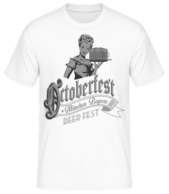 Oktoberfest Beer Fest - Men's Basic T-Shirt - White - Front