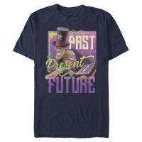 Disney - Princezna a žabák - Facilier Tarot - Pánské Tričko - Namořnická modrá - Napřed