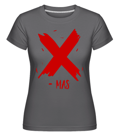 X - MAS -  T-shirt Shirtinator femme - Anthracite - Devant