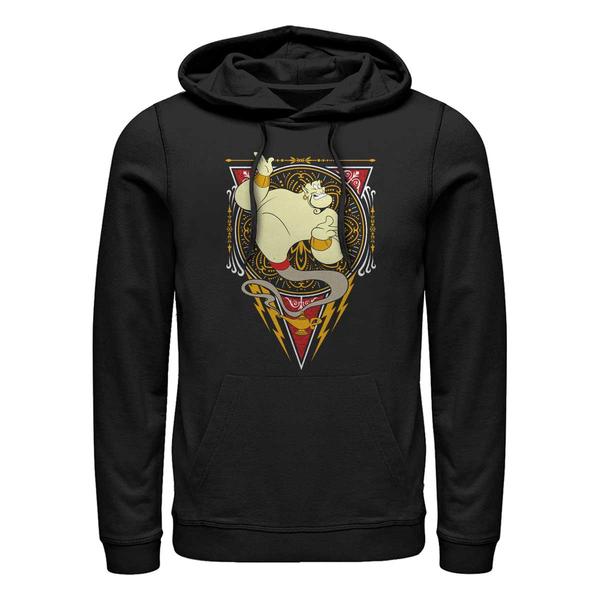 Aperçu: Disney - Aladin - Genie Magic Wishes - Unisex Sweat à capuche - Noir - Devant