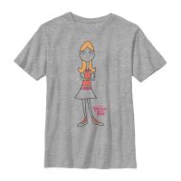 Disney Classics - Phinéas et Ferb - Candace - Enfant T-shirt - Gris chiné - Devant