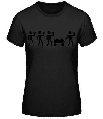 Father's Day Party - Camiseta para mujer B&C - Negro - delante