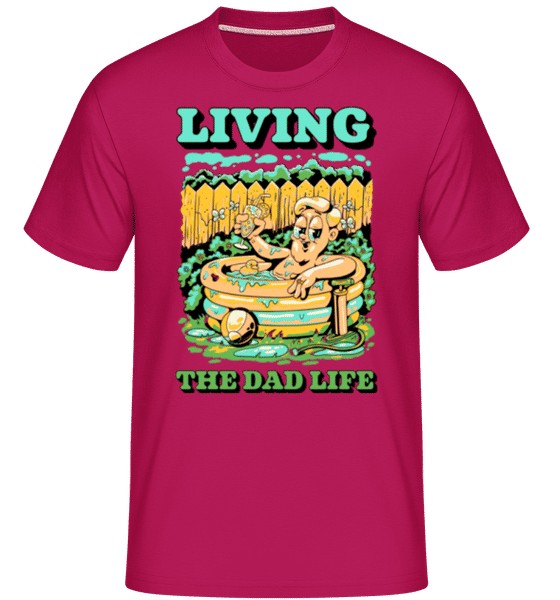 Preview: Dad Life - Shirtinator Men's T-Shirt - Magenta - Front