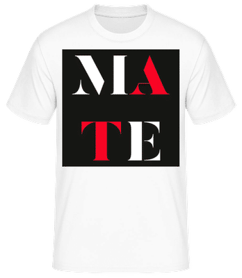 Soul Mate 2 - Männer Basic T-Shirt - Weiß - Vorne