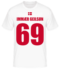 Dänemark Fußball Trikot Immær Geilsøn · Männer Basic T-Shirt