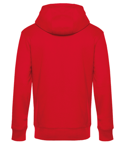 Männer Standard Sweatjacke - Rot - Hinten