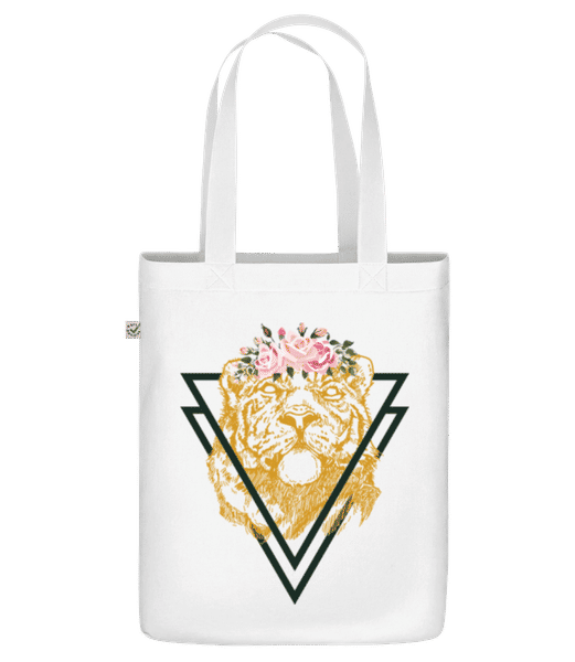 Aperçu: Boho Lioness - Sac en toile bio - Blanc - Devant