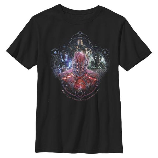 Aperçu: Marvel - Eternals - Photo de groupe Celestials Four - Enfant T-shirt - Noir - Devant