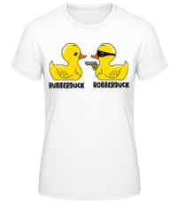 Robberduck - Women's Basic T-Shirt - White - Front