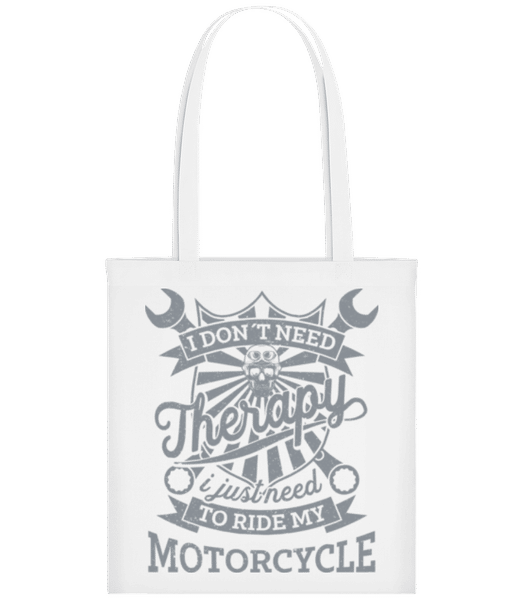 Vorschau: I Don't Need Therapy - Stofftasche - Weiß - Vorne