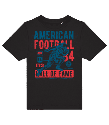 American Football Vintage - T-shirt enfants B&C - Noir - Devant