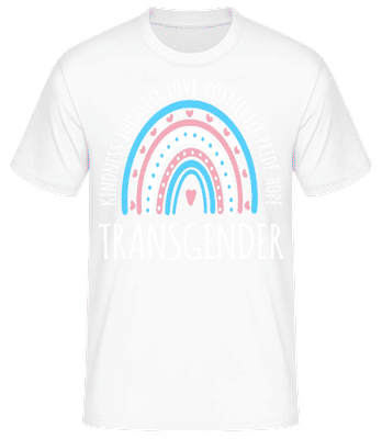 LGBTQ Transgender - T-shirt standard Homme - Blanc - Devant