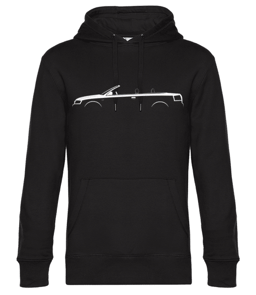 Aperçu: 'Audi A4 Cabrio (B6)' Silhouette - Sweat à capuche premium Unisexe - Noir - Devant