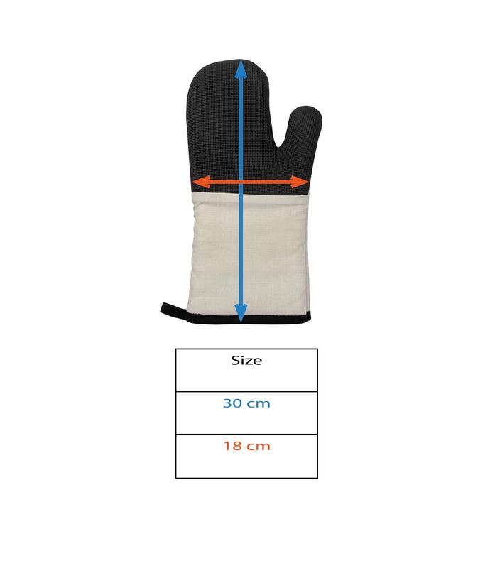 Preview: Oven glove - Size chart