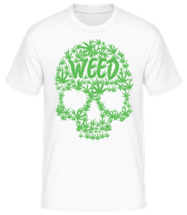 Weed Skull Cannabis · Camiseta básica para hombre