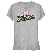 Marvel - X-Men - Logo Xmen Character - Women's T-Shirt - Heather grey - Front