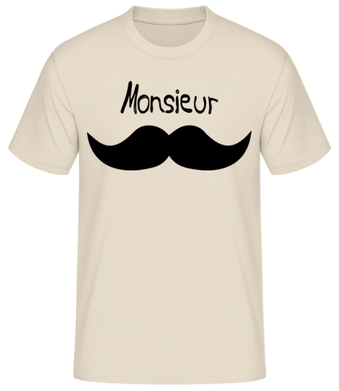 Aperçu: Monsieur - T-shirt standard Homme - Crème - Devant