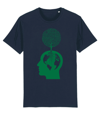 Chef Nature Et Environnement - T-shirt bio Homme Stanley Stella 2.0 - Bleu marine - Devant