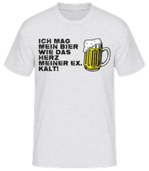 Ich Mag Mein Bier Wie Das Herz Meiner Ex · Männer Basic T-Shirt