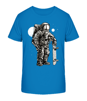 Astronaut Skater - Kinder Bio T-Shirt Stanley Stella 2.0 - Royalblau - Vorne