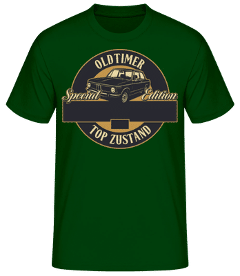 Oldtimer 'BMW' Geburtstag - Männer Basic T-Shirt - Flaschengrün - Vorne