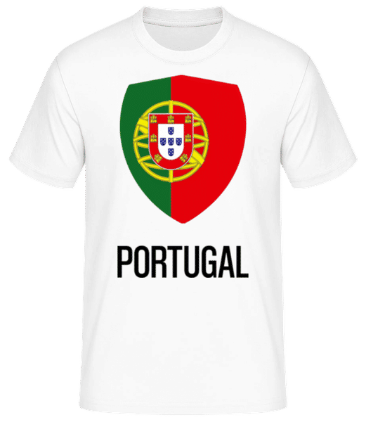 Aperçu: Portugal - T-shirt standard Homme - Blanc - Devant