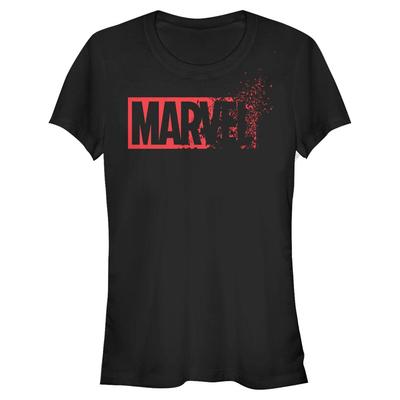 Marvel - Logo Dust - Femme T-shirt - Noir - Devant