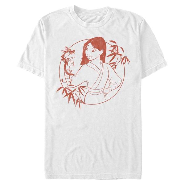 Aperçu: Disney - Mulan - Mulan Bamboo - Homme T-shirt - Blanc - Devant