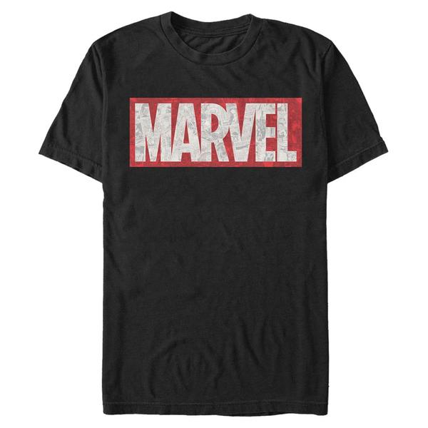 Preview: Marvel - Logo Comic Strips - Men's T-Shirt - Black - Front