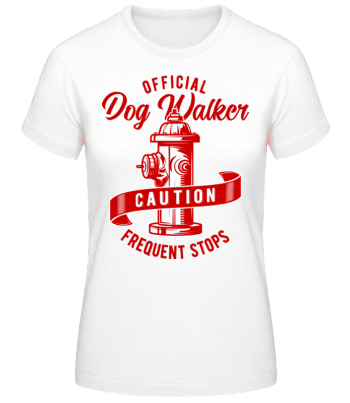Preview: Official Dog Walker - Women's B&C T-Shirt - White - Front