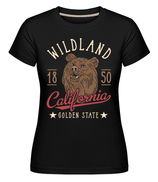 Aperçu: Wildland California -  T-shirt Shirtinator femme - Noir - Devant