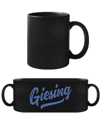 Giesing Swoosh · Schwarze Tasse