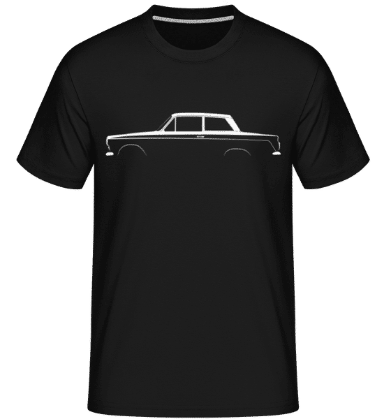 Aperçu: 'Ford Cortina Mk I' Silhouette -  T-Shirt Shirtinator homme - Noir - Devant