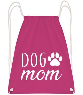 Dog Mom - Gym bag - Magenta - Front