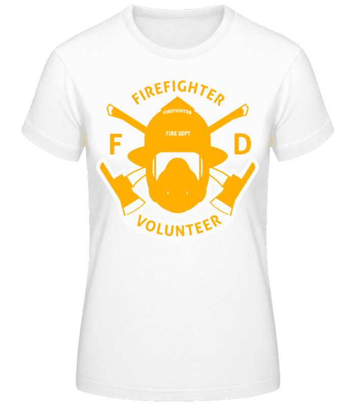 Aperçu: Firefighter Volunteer - T-shirt femme B&C - Blanc - Devant