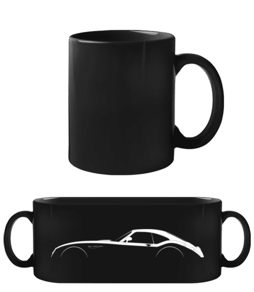 Preview: 'Wiesmann GT MF4' Silhouette - Black Mug - Black - Front