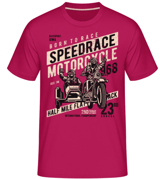 Preview: Speedrace -  Shirtinator Men's T-Shirt - Magenta - Front