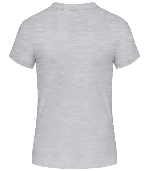 Preview: Disney Classics - Mickey Mouse - Mickey & Minnie Heart Polka Dot Silhouette - Valentine's Day - Women's T-Shirt - Heather grey - Back