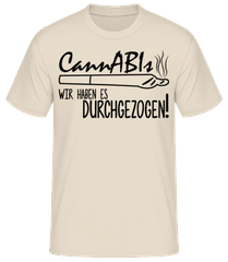 CannABIs Durchgezogen · Männer Basic T-Shirt