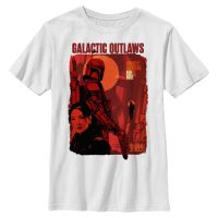 Star Wars - Book of Boba Fett - Skupina Hunters For Hire - Kinder T-Shirt - Weiß - Vorne