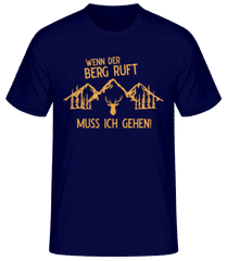 Wenn Der Berg Ruft · Männer Basic T-Shirt