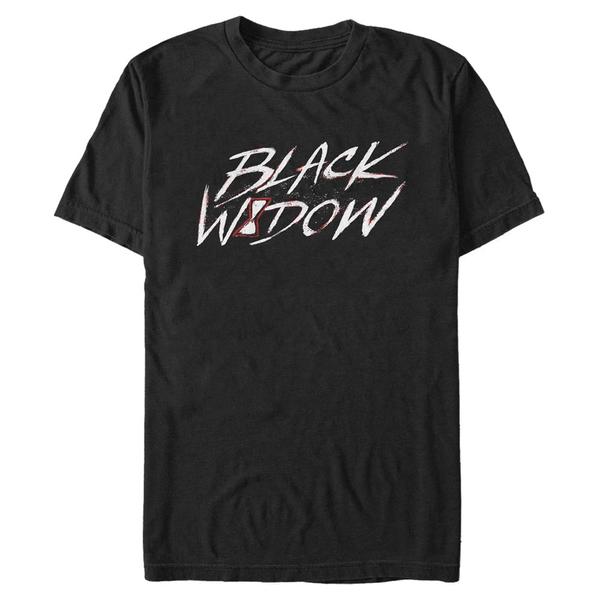 Aperçu: Marvel - Black Widow - Texte Widow Paint - Homme T-shirt - Noir - Devant