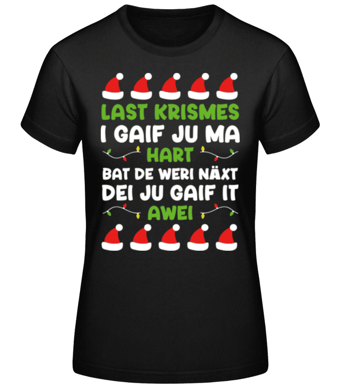 Vorschau: Last Krimes - Frauen Basic T-Shirt - Schwarz - Vorne