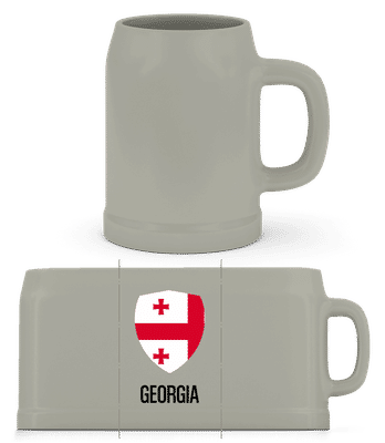 Georgia - Chope de bière - Gris - Devant