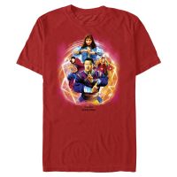 Marvel - Doctor Strange - Group Shot Strong Three - Men's T-Shirt - Red - Front