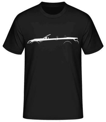 'BMW M3 Cabrio E93' Silhouette - Men's Basic T-Shirt - Black - Front